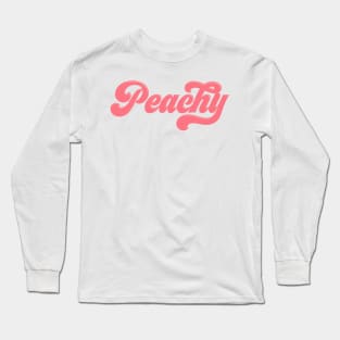 Peachy Long Sleeve T-Shirt